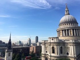St. Paul's Cathedral from the mall roof