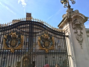 Gates in front of Buckingham Palace