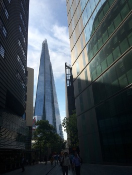 View of the Shard, the tallest building in Europe