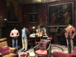 The Gryffindor common room, with costumes from the 3rd movie