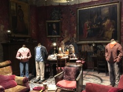 The Gryffindor common room, with costumes from the 3rd movie