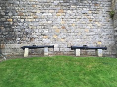Cannons captured in battle on display