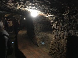 Caves below a pub